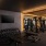 a room with weights and exercise equipment 