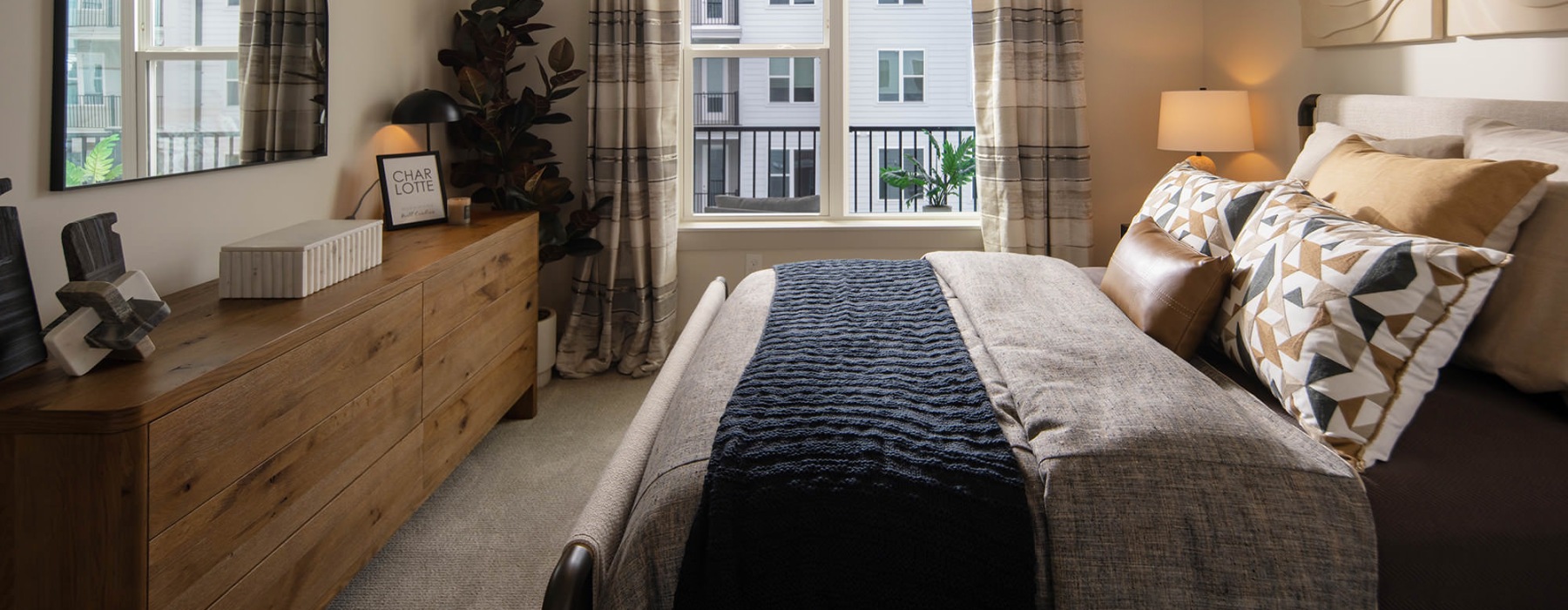 bedroom with a bed and a ceiling fan