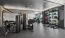 a gym with exercise equipment